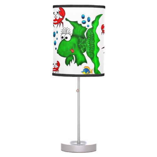 Fish Crab Beach Lamp Shade