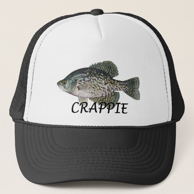 fish crappie trucker hat (Front)