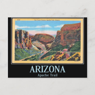 Fish Creek Canyon, Arizona Vintage Postcard