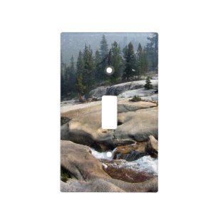 Fish Creek Waterfalls in Cascade Valley - Sierra Light Switch Cover