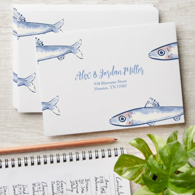 fish cute  envelope (Stacked)