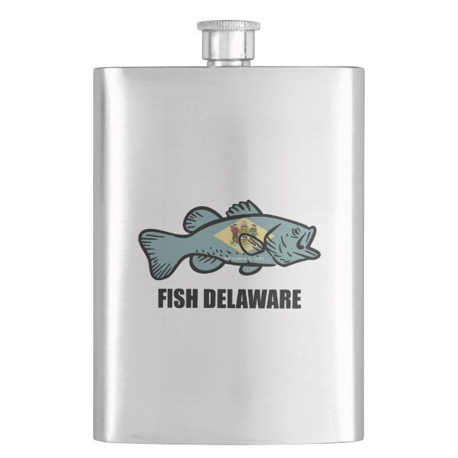 Fish Delaware Flask (Front)