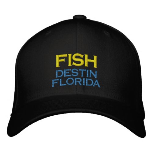 FISH DESTIN FLORIDA FISHING HAT