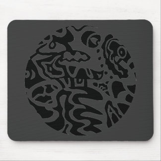 "Fish Disk" Abstract Mouse Pad