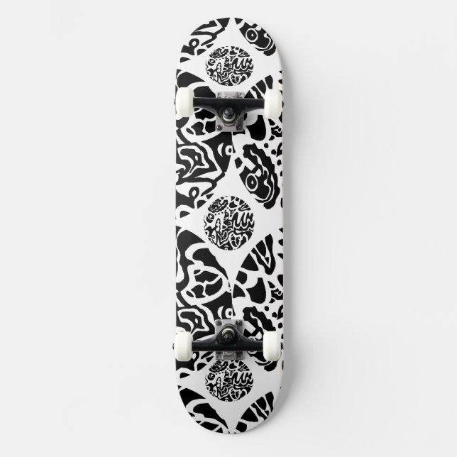 "Fish Disk" Abstract Skateboard Deck (Front)
