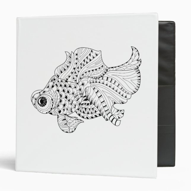 Fish Doodle Binder (Front/Inside)