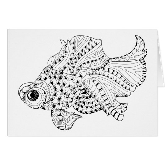 Fish Doodle Cards (Front Horizontal)