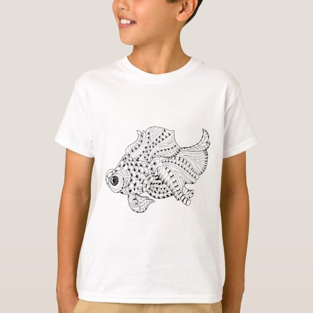 Fish Doodle T-Shirt (Front)