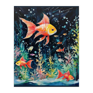 Fish Dreamland, aquarium perfection, Acrylic Print