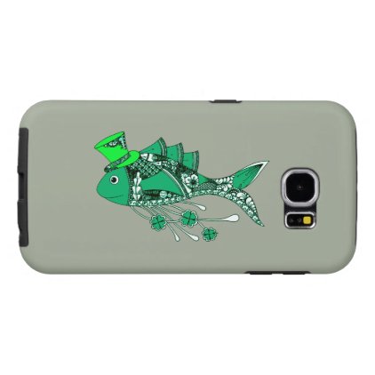 Fish Dressed for St Patrick&#39;s Day Samsung Galaxy S6 Case