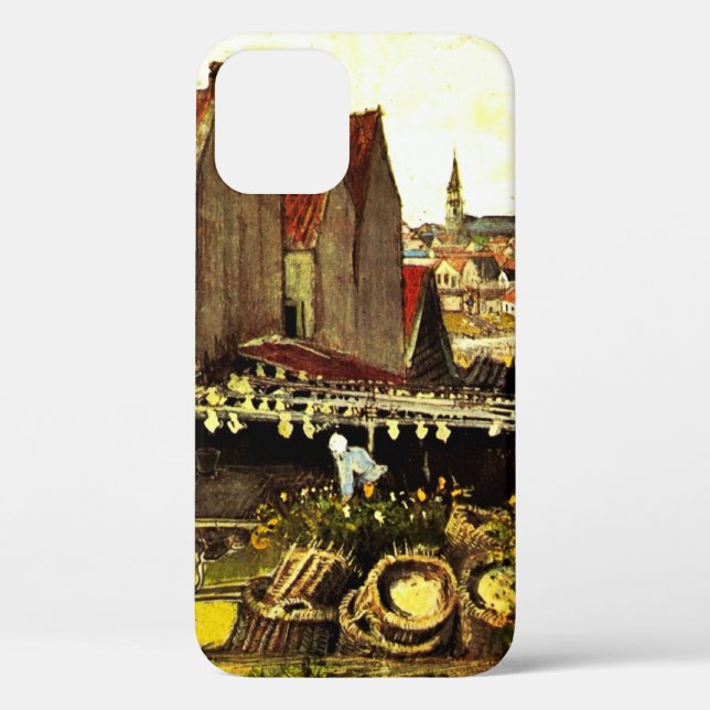Fish Drying Barn by Vincent van Gogh Case-Mate iPhone Case (Back)
