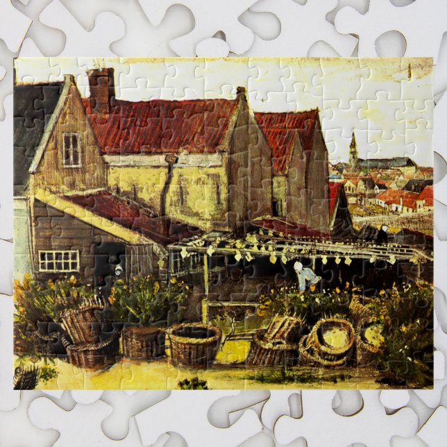 Fish Drying Barn by Vincent van Gogh Jigsaw Puzzle (Creator Uploaded)