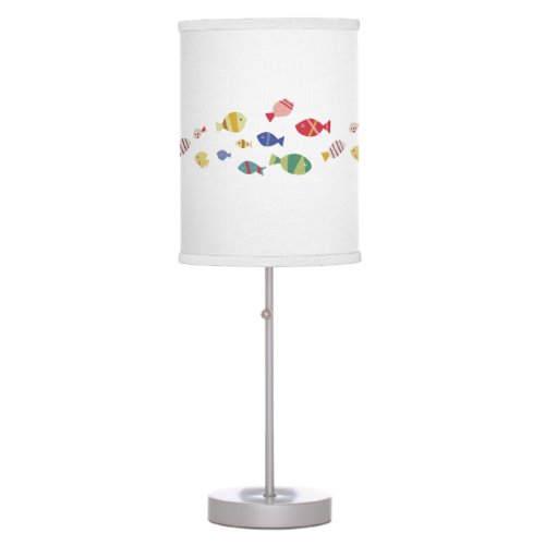 Fish everywhere table lamp