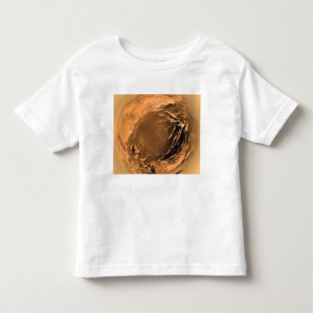 Fish-eye View of Titan's Surface Toddler T-shirt (Front)