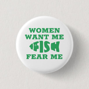 Fish fear me button