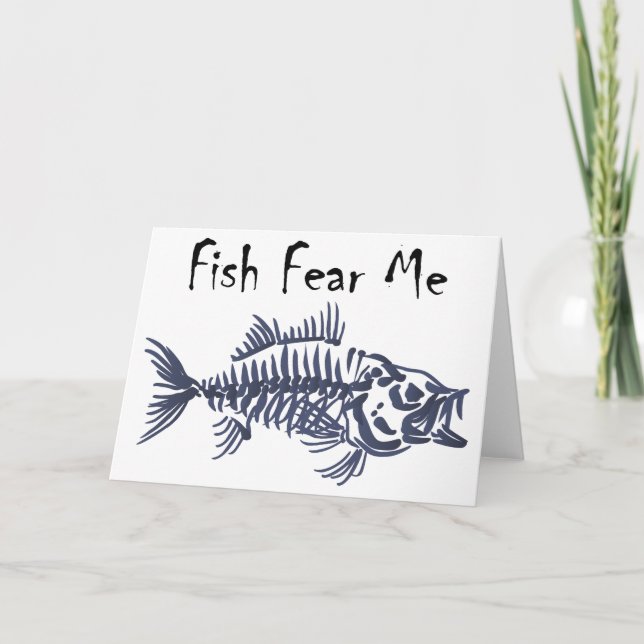 Fish Fear me Card (Front)