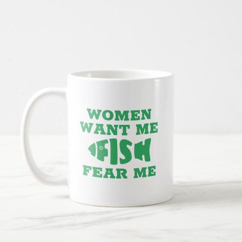 Fish fear me coffee mug