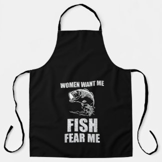 Fish Fear Me Fishing Funny Fishing Lover Gift Apron