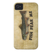 Fish Fear Me Funny Fishing Case-Mate iPhone Case (Back)