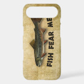 Fish Fear Me Funny Fishing Case-Mate iPhone Case (Back)