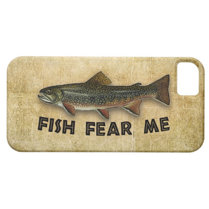 Fish Fear Me Funny Fishing iPhone 5 Cover