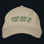 Fish Fear Me Hat<br><div class="desc">Are you a fishing expert who's also incredibly good looking? Do women flock to you and fish swim away when they hear you approaching? Then this is the hat for you!</div>