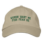 Best Deal for Women Want Me Fish Fear Me Hat for Men, Funny Bass