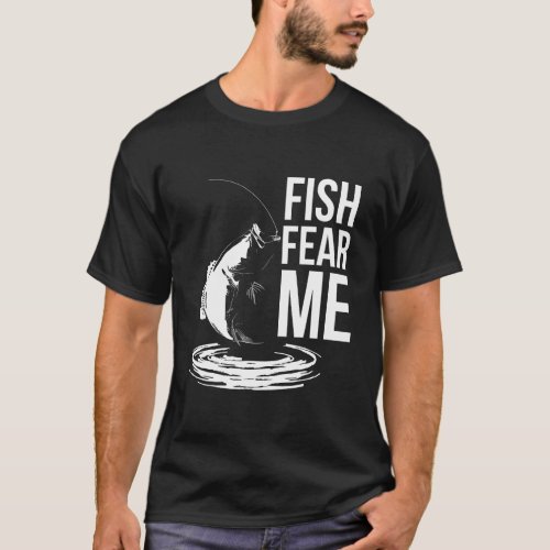 Fish Fear Me T Shirt Long Sleeve For Men Or Ladies
