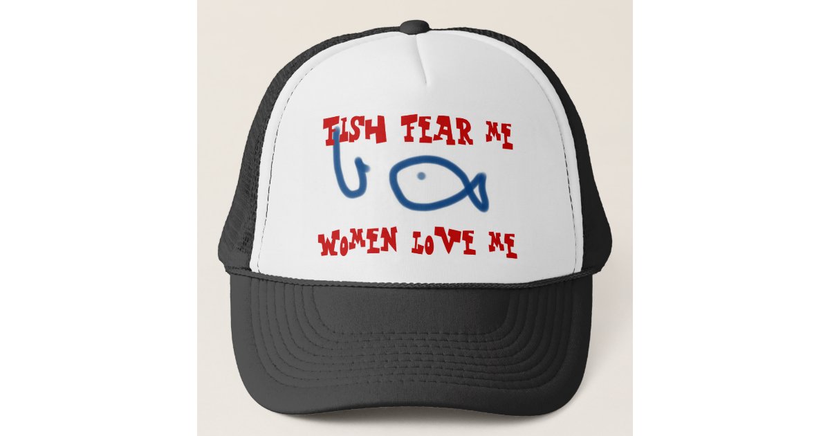Women Love Me Fish Fear Me Human Men Hat hat