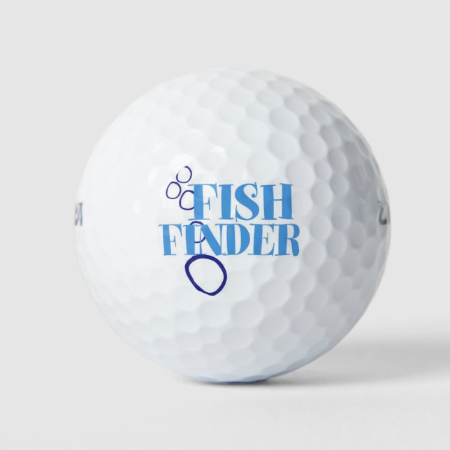 Fish Finder Golf Balls (Front)