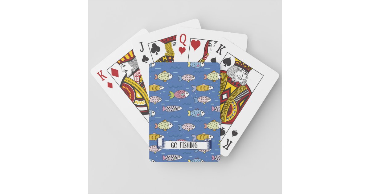 Trout Fishing Game Playing Cards, Zazzle