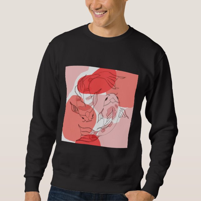 Fish Fish Scoop Sweatshirt (Front)