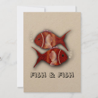 Fish & Fish T-Shirt Invitation