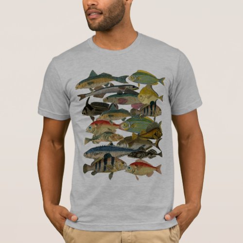 Fish Fisherman Exotic Tropical Fish Fishing Crazy  T_Shirt