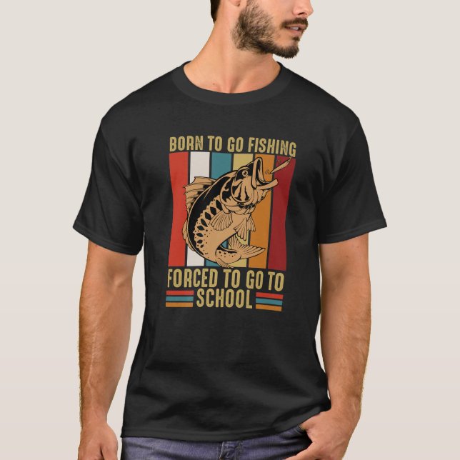Fish Fisherman Spinning Boat Lover Ship Fishing Aq T-Shirt (Front)