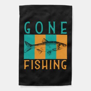 Fish Fishing Fisherman Fishing Rod Garden Flag