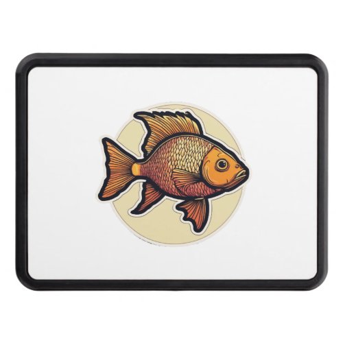 Fish Fishing Retro Fish Hitch Cover