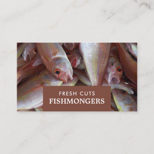 Fish FishmongerWife Fish Market Business Card