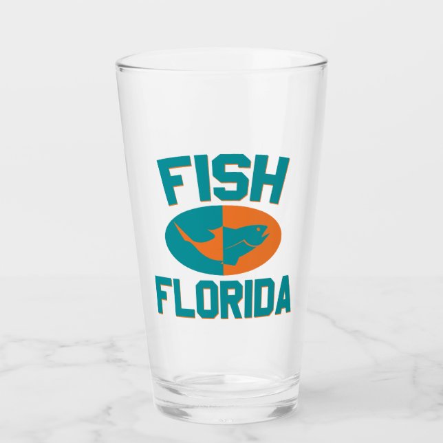 Fish Florida Colors Glass (Front)