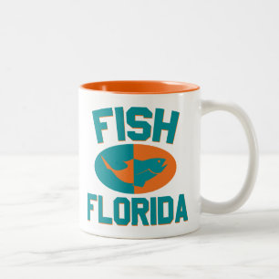 Fish Florida Colors Two-Tone Coffee Mug