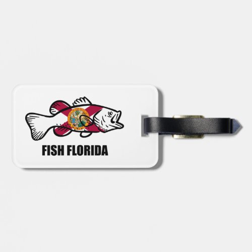 Fish Florida Luggage Tag