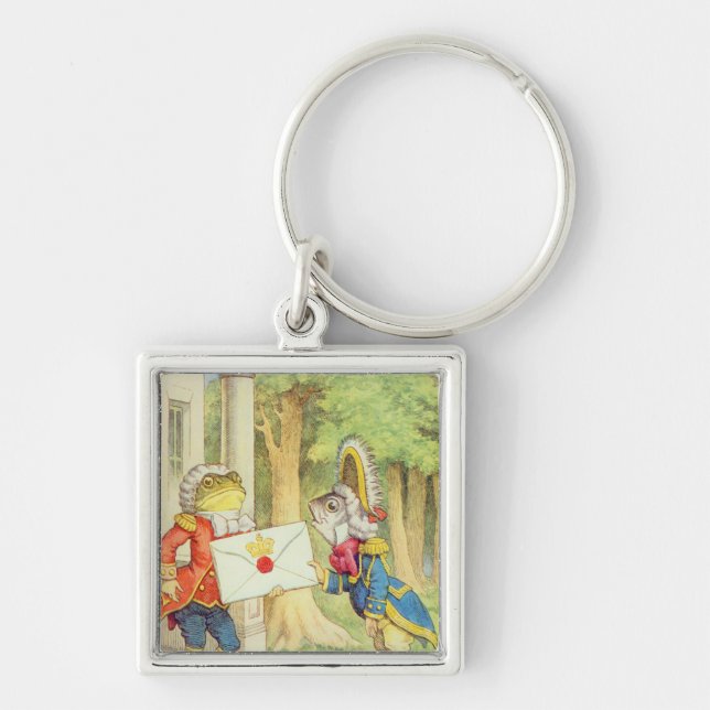 Fish-Footman Delivering an Invitation to a Keychain (Front)