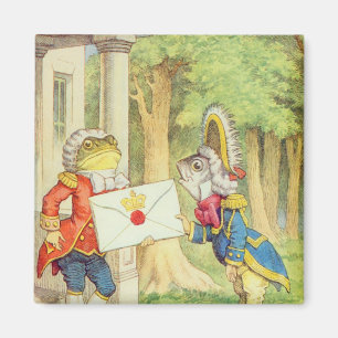 Fish-Footman Delivering an Invitation to a Magnet