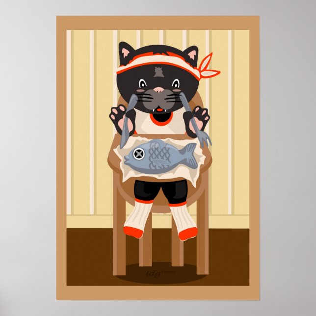 Fish for Dinner Poster (Front)