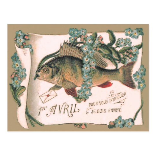 Fish Letter Postcard