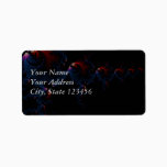 Fish - Fractal art Label