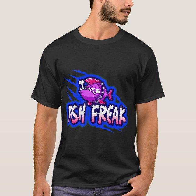 FISH FREAK DESIGN T-Shirt (Front)