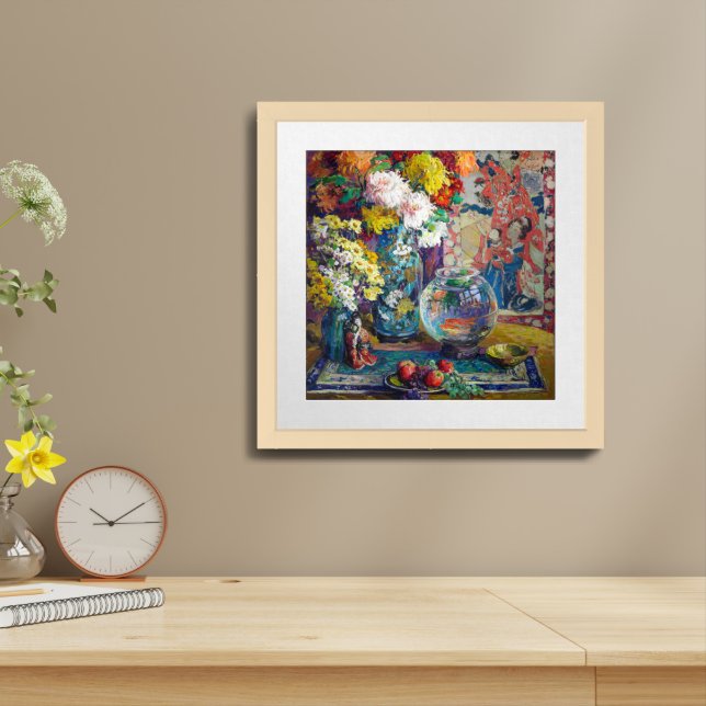 Fish, Fruits, and Flowers | Kathryn E. Cherry Framed Art (Table Top)