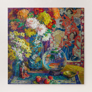 Fish, Fruits, and Flowers Kathryn E. Cherry Jigsaw Puzzle