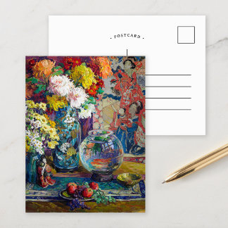 Fish, Fruits, and Flowers | Kathryn E. Cherry Postcard
